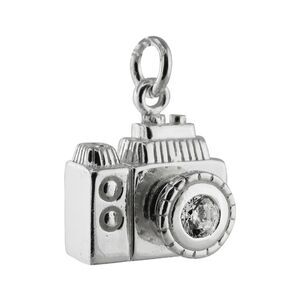 Sterling Silver Camera 3D Charm